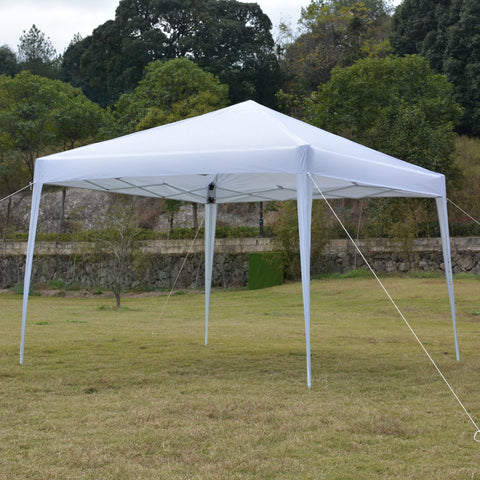 3 x 3m Practical Waterproof Right-Angle Folding Tent White