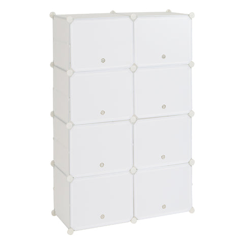 7-Tier Portable 28 Pair Shoe Rack Organizer 14 Grids Tower Shelf Storage Cabinet Stand Expandable for Heels, Boots, Slippers, White