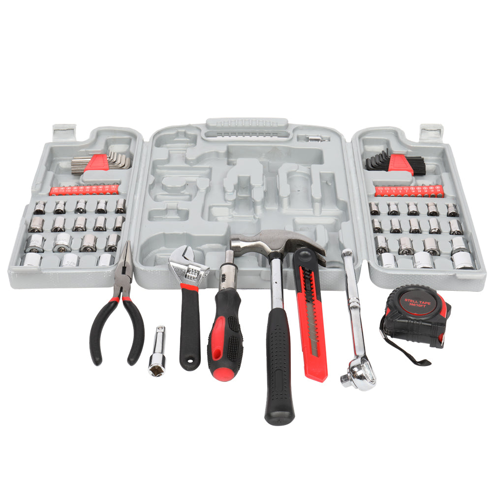 186pc Tool Set Grey & Black