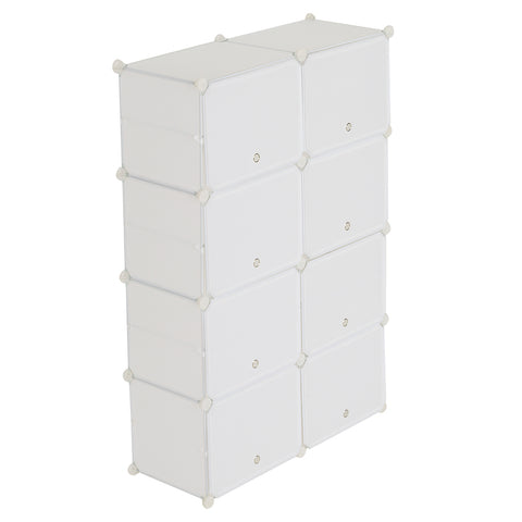 7-Tier Portable 28 Pair Shoe Rack Organizer 14 Grids Tower Shelf Storage Cabinet Stand Expandable for Heels, Boots, Slippers, White