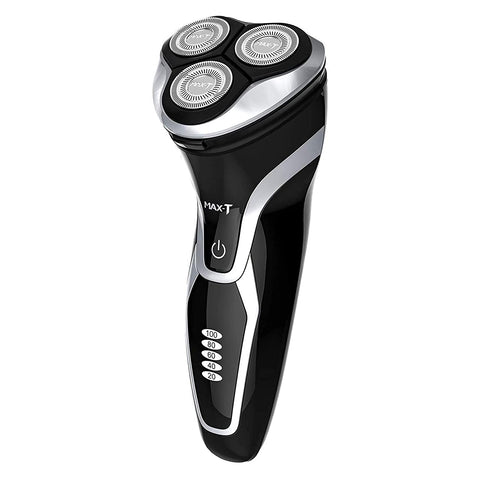 MAX-T Men's Electric Wet and Dry Shaver, 3D ProSkin IPX7 Waterproof Electric Shaver with Pop-up Precision Trimmer, Rechargeable and Cordless Electric Shaver.