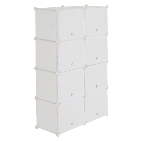 7-Tier Portable 28 Pair Shoe Rack Organizer 14 Grids Tower Shelf Storage Cabinet Stand Expandable for Heels, Boots, Slippers, White