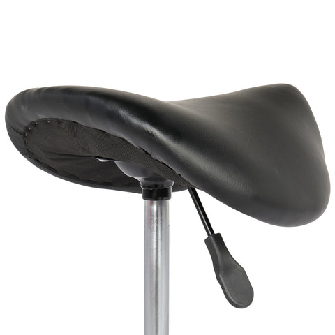 Saddle Stool Ha Ha Feet Rotation Bar Stool Black