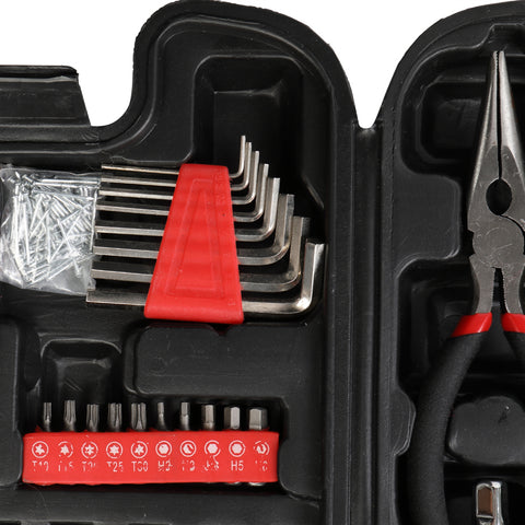 186pc Tool Set Black & Red