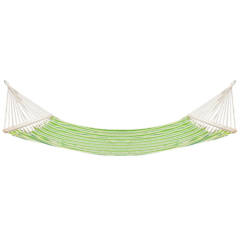 Stylish Printing Style Hammock Beach Swing Double Beds for Outdoor Camping Travel Green