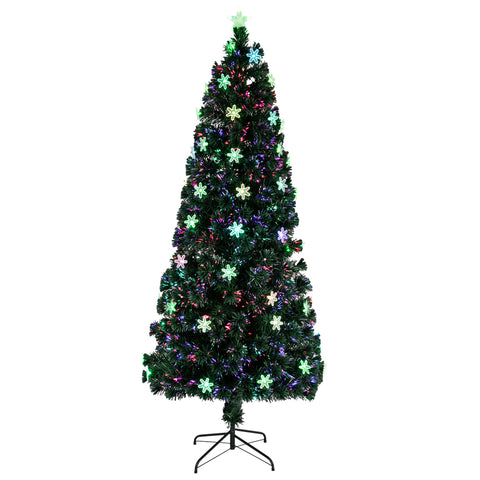 6FT Small Light Fiber Optic Christmas Tree 230 Branches