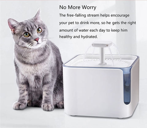 Cat drinking fountain 3L cat fountain with activated carbon filter drinking fountain for cats and dogs ultra-quiet water pump dog fountain water fountain