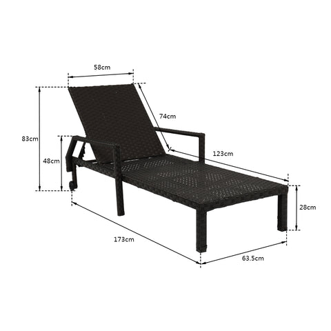 Wheeled Bed Brown Four-Line Wide Film