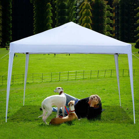 3 x 3m Practical Waterproof Right-Angle Folding Tent White