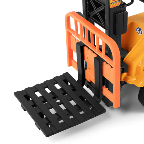 Slide car children's forklift slide forklift with built-in storage compartment