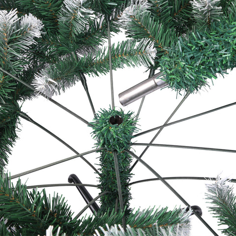 7FT Spray White PVC Christmas Tree 870 Branches